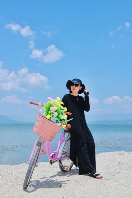 车筐的花